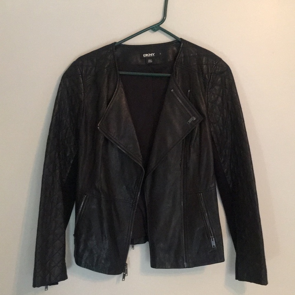 DKNY leather jacket